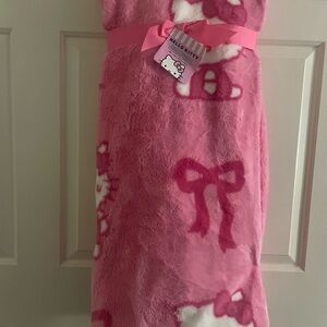 Hello Kitty Pink Fleece Blanket